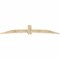 Ekena Millwork Bellingham Rough Sawn Timber Gable Bracket, Douglas Fir, 96"W x 20"H x 2"D x 6"F, 5/12 Pitch GBW096X20X0206BEL00RDF - alternate 4
